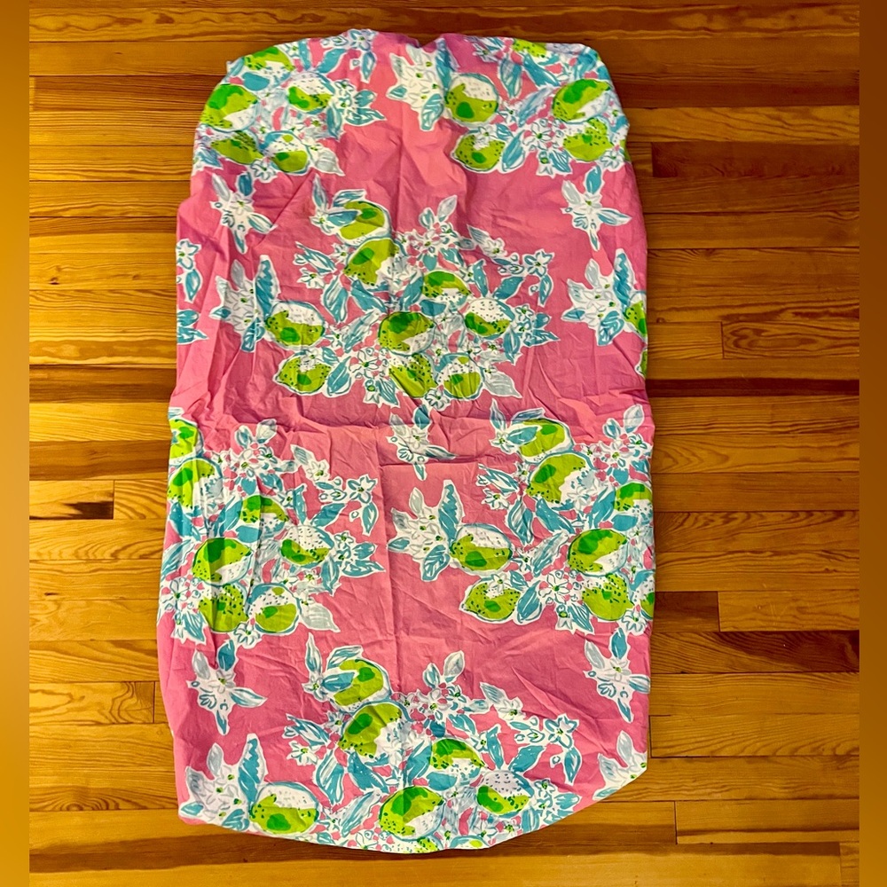 Lilly Pulitzer Pink Lemonade Crib Sheet